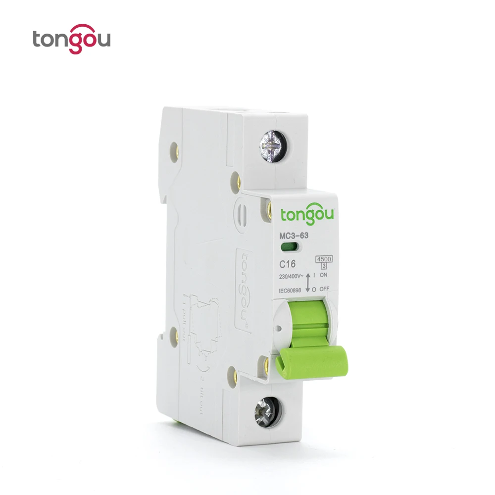 MCB 1P 16A Curve C 110V 220V 400V KA AC мини автоматический выключатель гарантия 5 лет|circuit breaker|mini