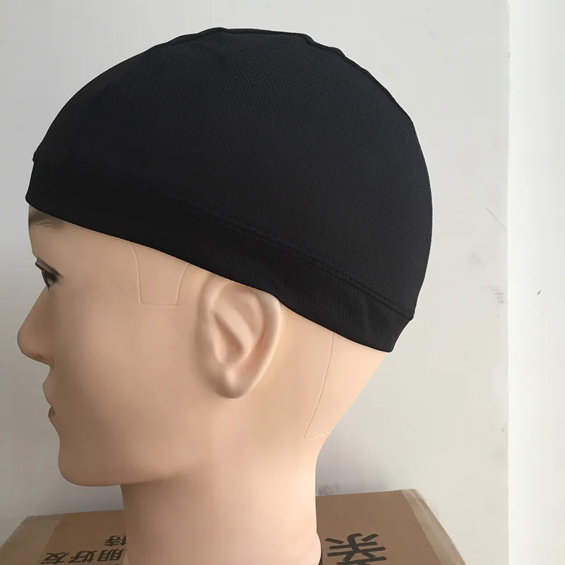 

Unisex Quick Dry Breathable Hat Black Sweat Absorbing High Elastic Motorcycle Helmet Inner Cap Racing Cap Under Helmet