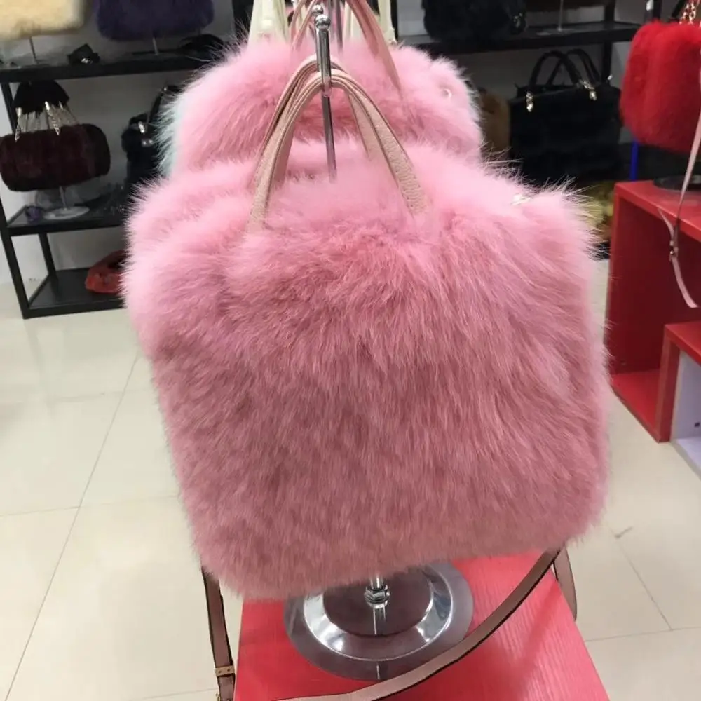Сумка из натурального Лисьего меха/сумки лисьего меха | Дом и сад