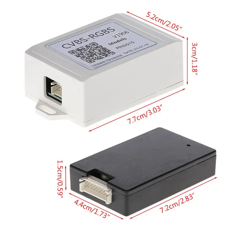 

Car Backup Camera Rearview RGB To AV Converter Adapter W91F