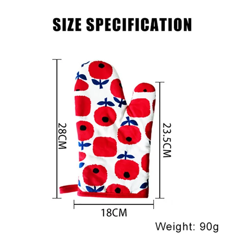 

Cube Kitchen Gloves Kitchen Baking Insulation Gloves Insulation Pads Heat Resistant Microwave Gloves