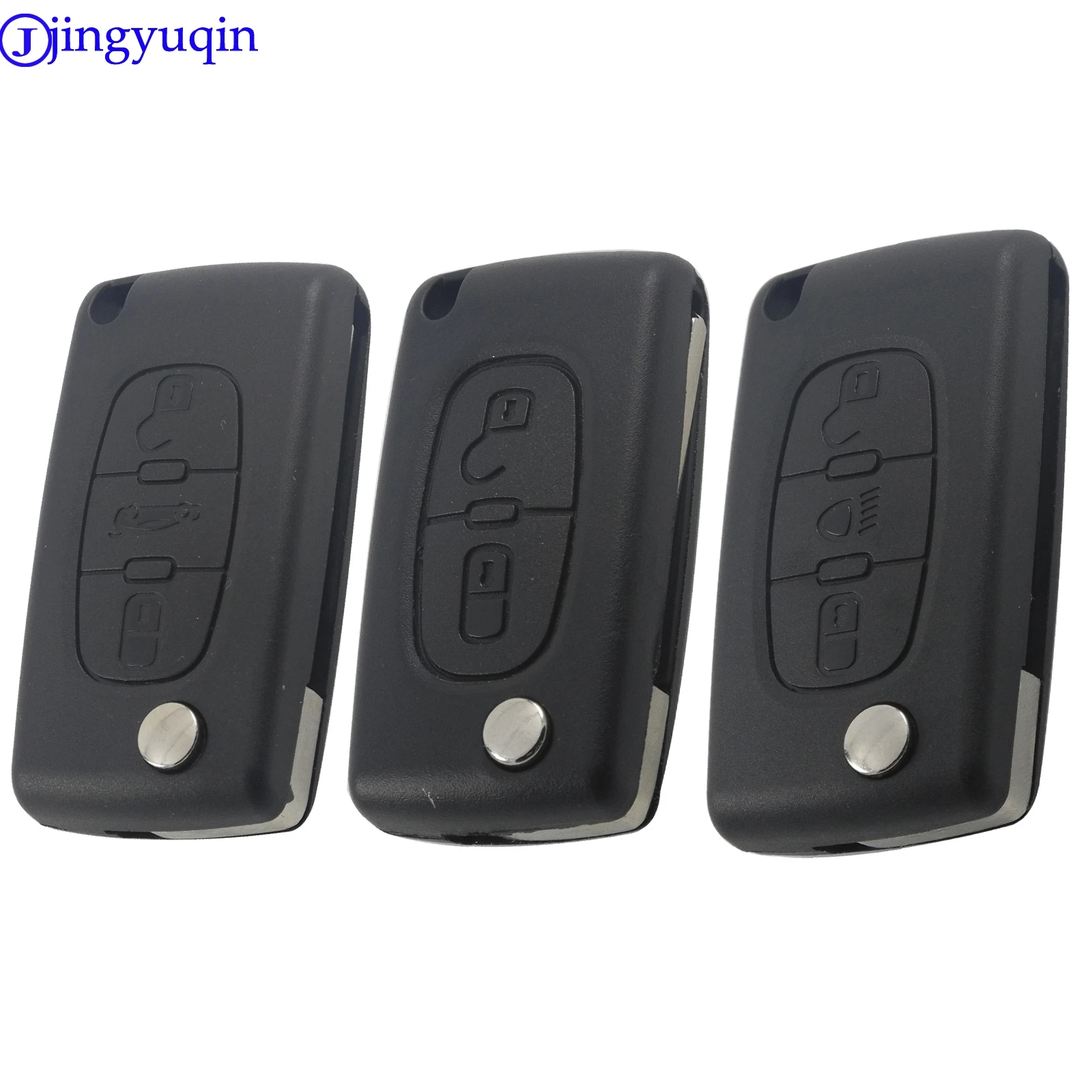 20 шт. 2/3/4 кнопки чехол для автомобильного ключа Peugeot 307 308 407 607 Citroen C2 C3 C4 C5 C6 C8 Xsara Pica