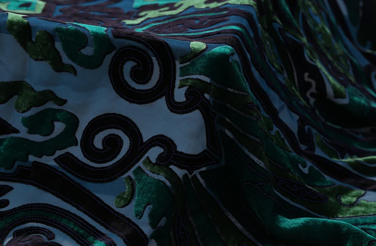 Высокое качество Африканский шнур кружева шелковой ткани Швейные позолота