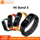 Оригинальный Смарт-браслет Xiaomi Mi Band 5, 4 цвета, AMOLED экран, Miband 5, фитнес-трекер, спортивный водонепроницаемый смарт-браслет, Bluetooth 5,0