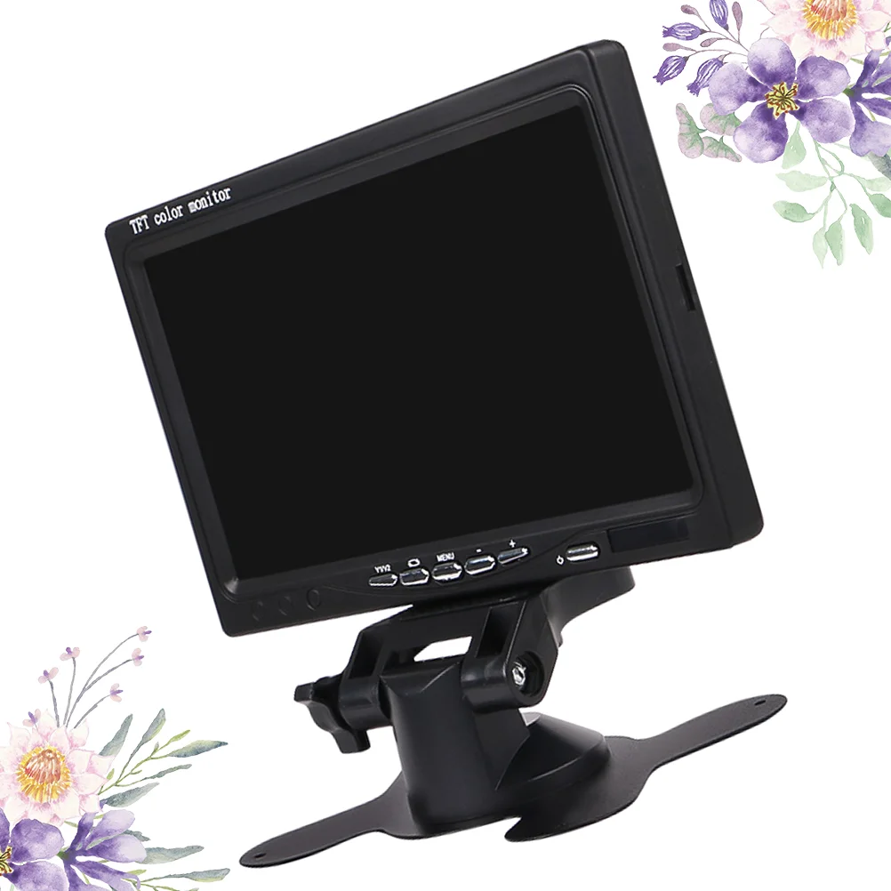 

7 Inch 2CH TFT Color LCD Screen Car Rear View Camera Monitor for Rear View Camera Auto Parking Backup Reverse Headrest Monitor (