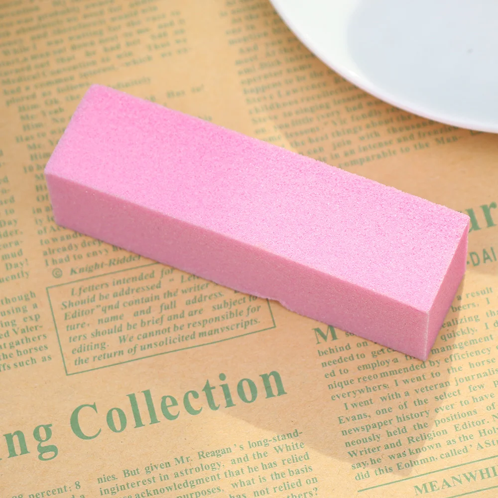 

10Pcs/Set Pink Sanding Sponge Nail Buffers Set Files Block Grinding Polishing Nail File Nail Art Tool