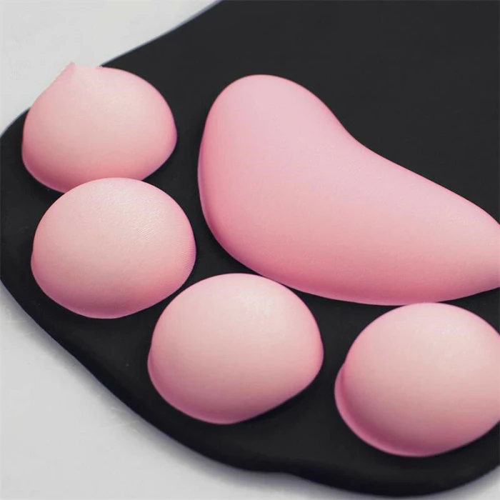 Силиконовые аниме кошачьи лапы коврик для мыши Kawaii 3D держа запястье реквизит ING-SHIPPING