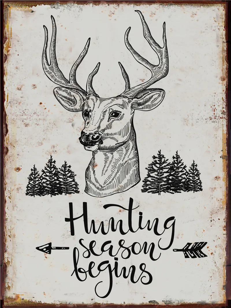 

Forest Deer Posters on the Wall Decoration Decoration for Home Toilet Sign Bathroom Decor Decor for Kitchen Gamer Poster Retro
