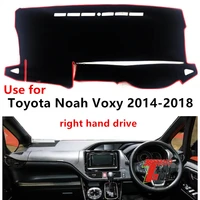 taijs factory sport protective polyester fibre car dashboard cover for toyota noah voxy 2014 2018 right hand drive