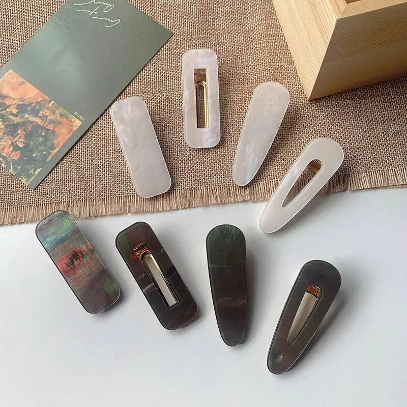 

Colorful acrylic girls hair clips fashion women hair clips kids barrettes designer hair accessories for women wholesale