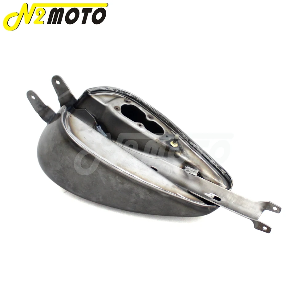 Неокрашенный топливный бак для мотоцикла 2 4 галлона масло галл EFI газовый Harley