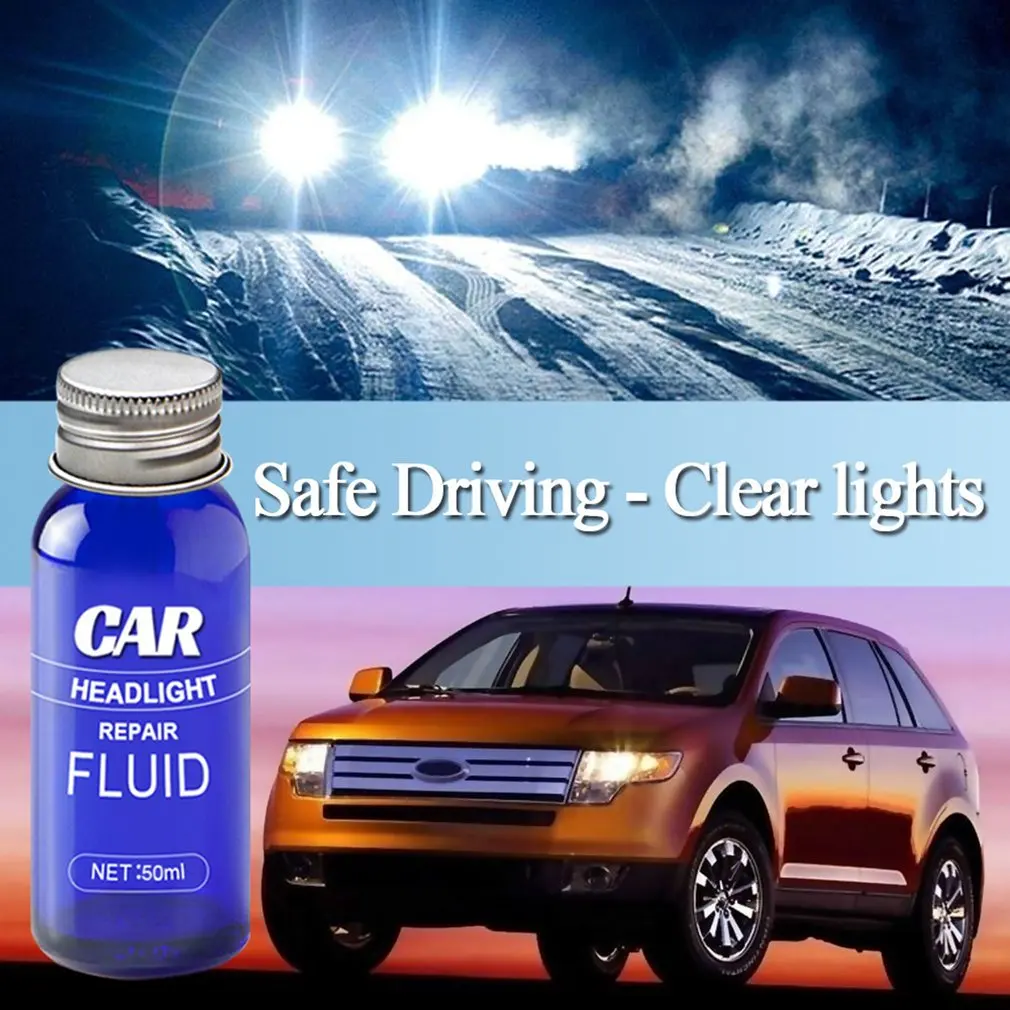 

Car Light Refurbishment Repair Agent Kit Headlight Lens Restoration System Car Anti-scratch Liquid Car Lens Cleaner Kits