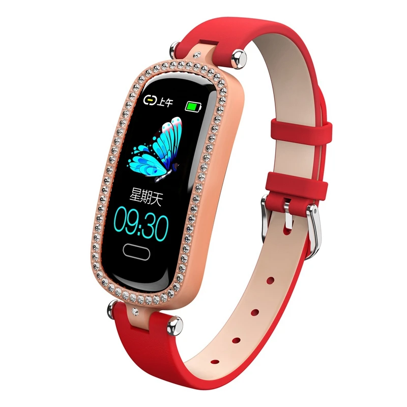 Женские Смарт часы I9 для фитнеса бега с пульсометром Bluetooth шагомером умные