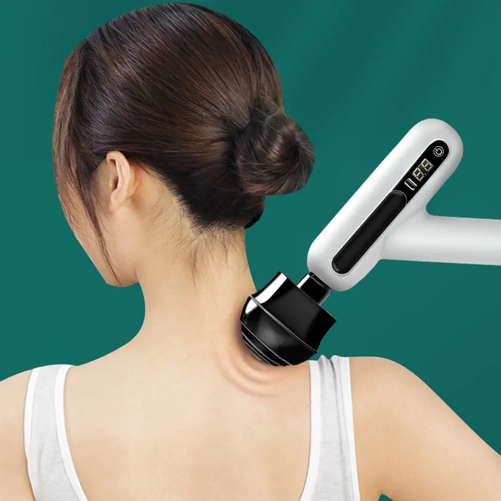 

Professional Deep Tissue Muscle Massager Portable USB Charging 12 Gear Speed Massage Gun With LCD Display