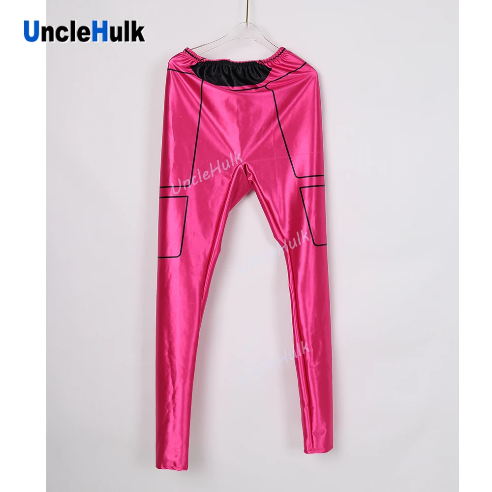 Костюм для косплея Gekisou Sentai Carranger Pink Racer из атласной ткани топы и брюки | UncleHulk -