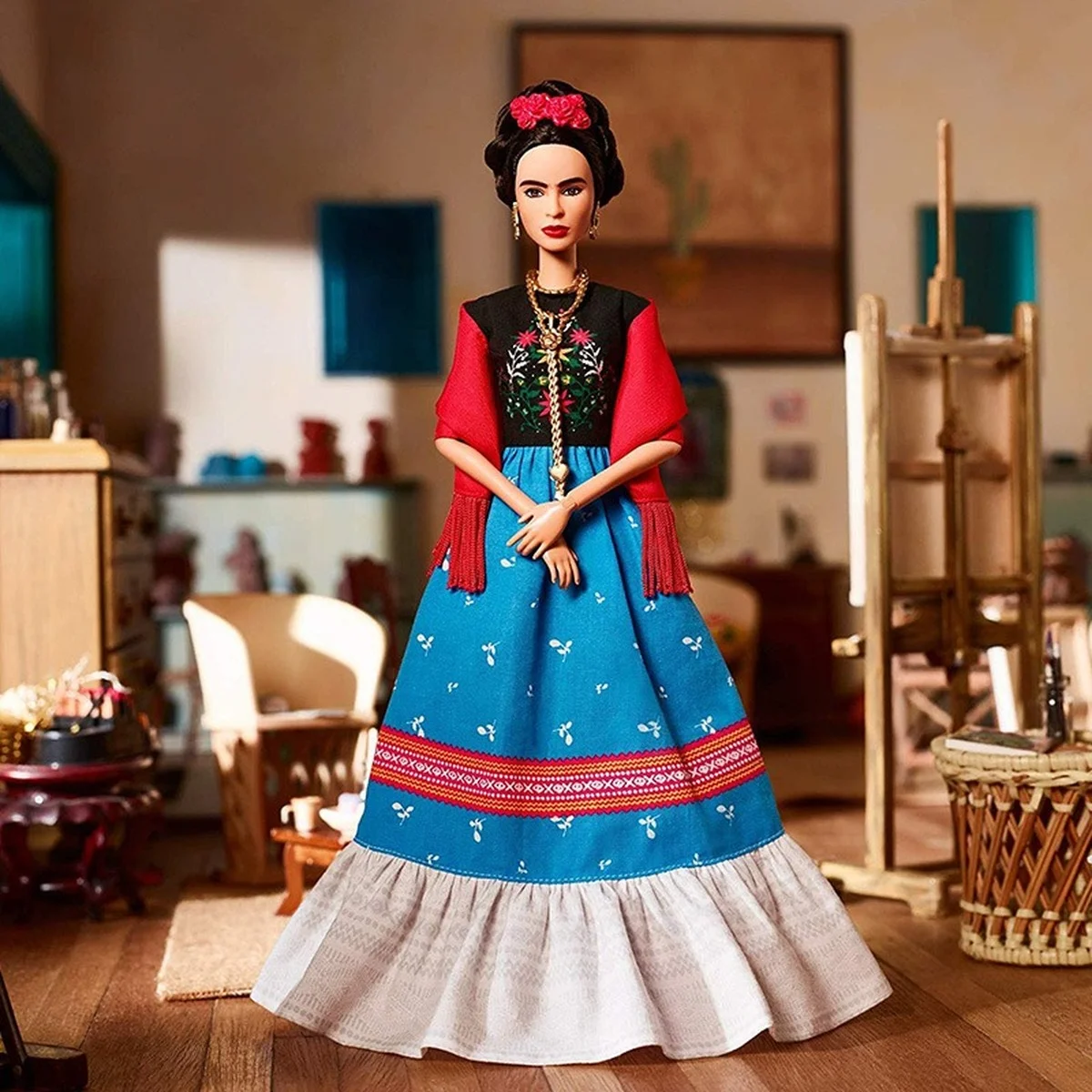 Кукла Барби Frida Kahlo вдохновляющая Женская Серия Авиатор Амелия уархарт