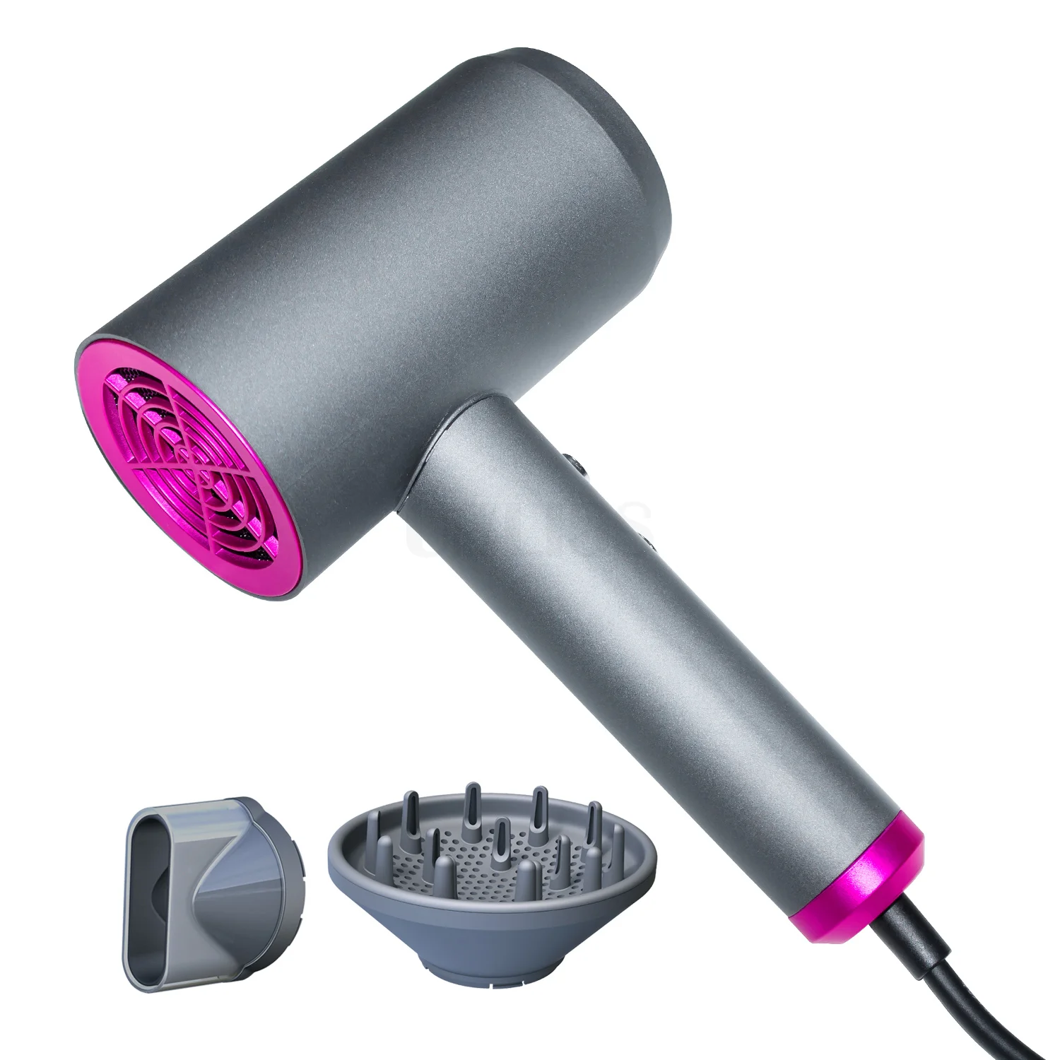 

Professional Hair Dryer High Speed Hairdryer Temeperature Control Salon Dryer Hot &Cold Wind Negative Ionic Blow Dryer