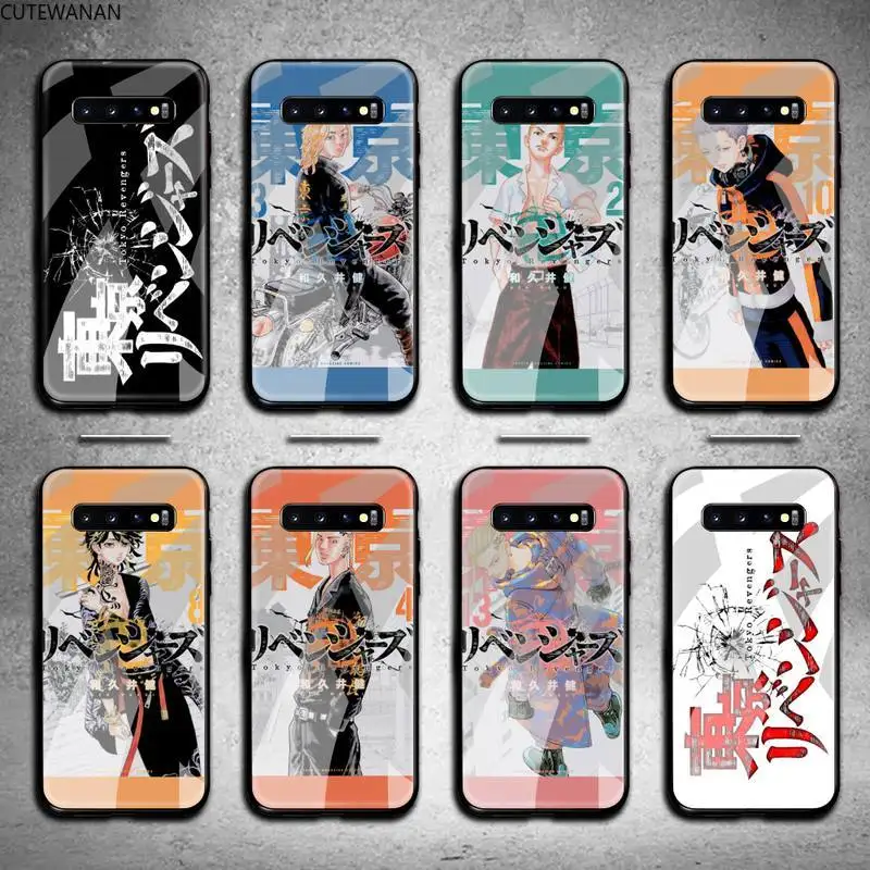 

Anime Tokyo-Revengers Phone Case Tempered Glass For Samsung S20 Plus S7 S8 S9 S10 Note 8 9 10 Plus
