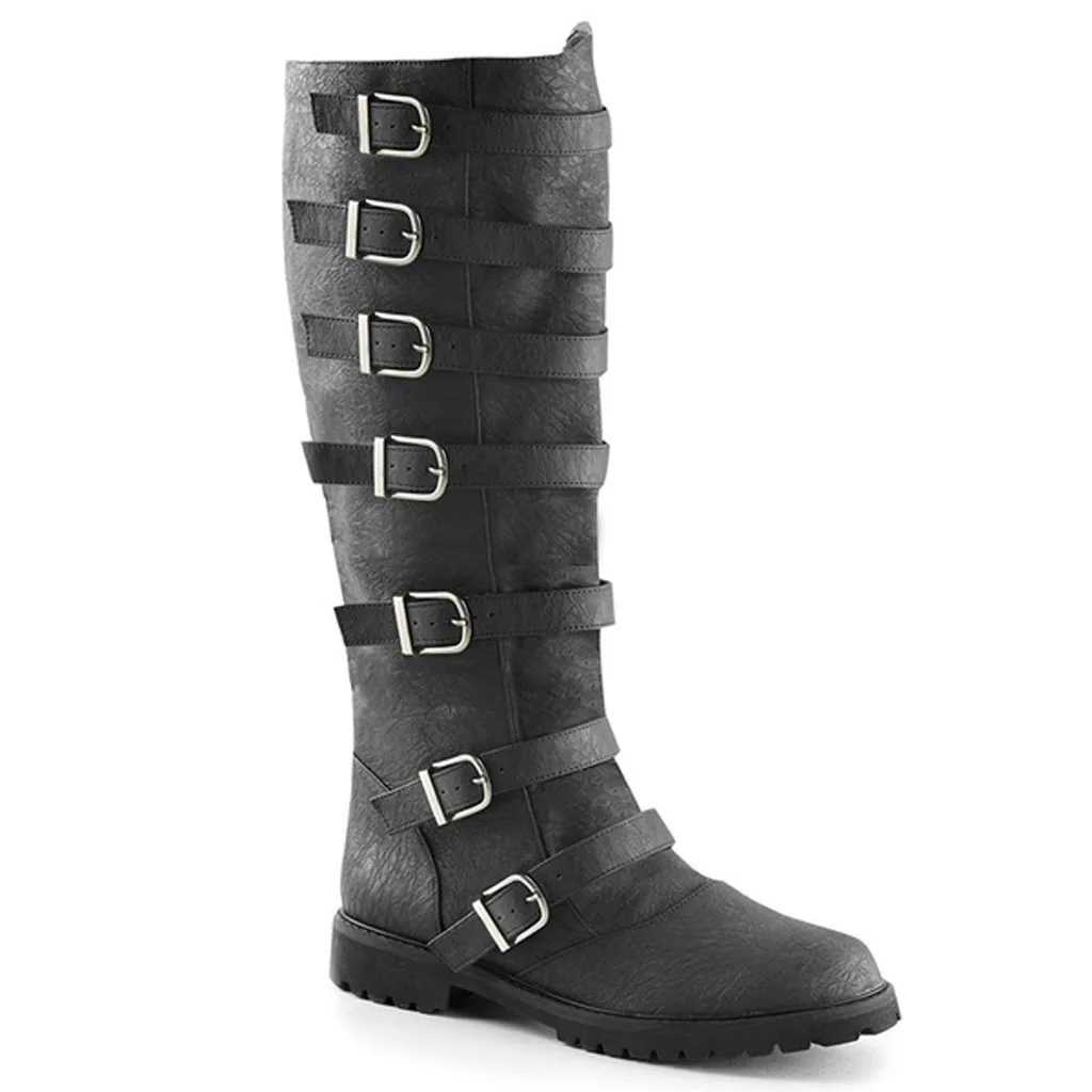 thigh high boots patent Round Toe Low-heeled Over The Knee Boots knee for thin legs womens leather#G3 | Обувь
