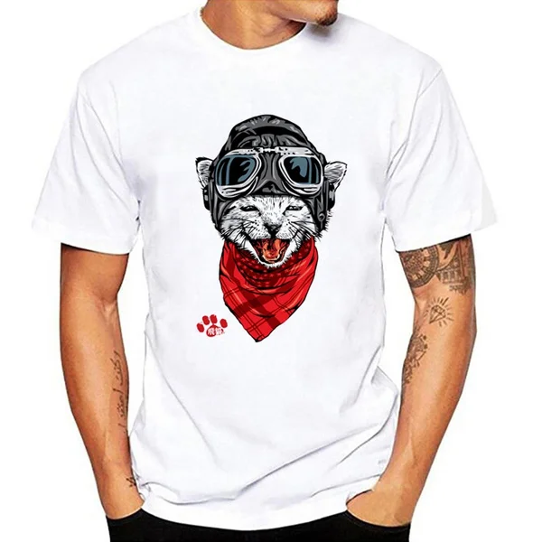 

Fashion Summer Short The Happy Adventurer II T Shirt Men Clothing Cotton Comfortable Male T-shirt Print Tshirt Men Clothing