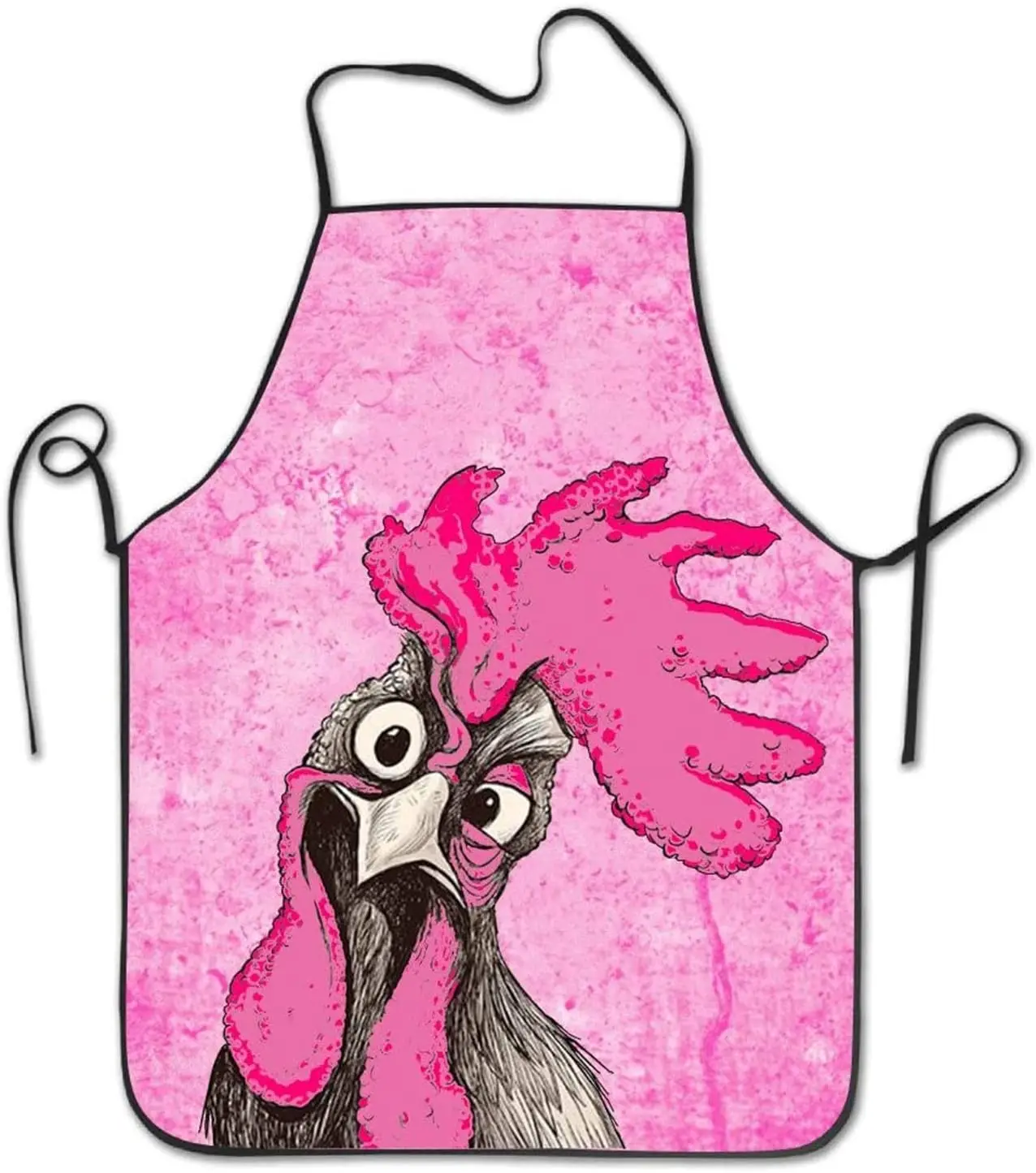 

Фартуки для женщин, большие размеры, искусственная кожа, забавная курица, иллюстрация для вдохновения, Кухонные фартуки для женщин, фартуки ...