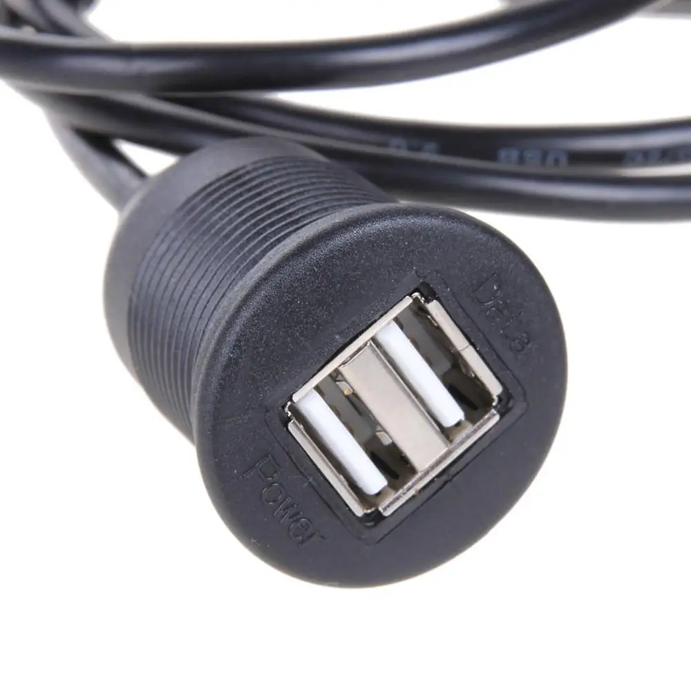 Кабель удлинитель с разъемом USB 2 0 типа А папа на A мама для монтажа панели