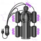 Удлинитель пениса, вибратор для головки члена, Мужской Массажер для пениса, секс-игрушки для взрослых для мужчин, длительная задержка эрекция, Мужская мастурбация