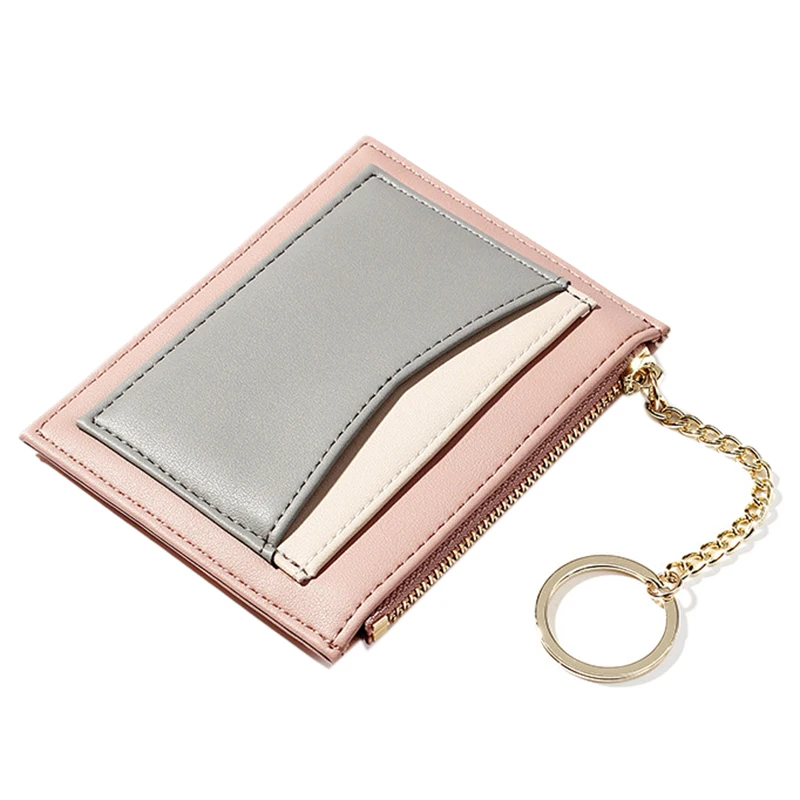 Женский маленький кошелек и сумочка для девочек короткий из искусственной кожи с