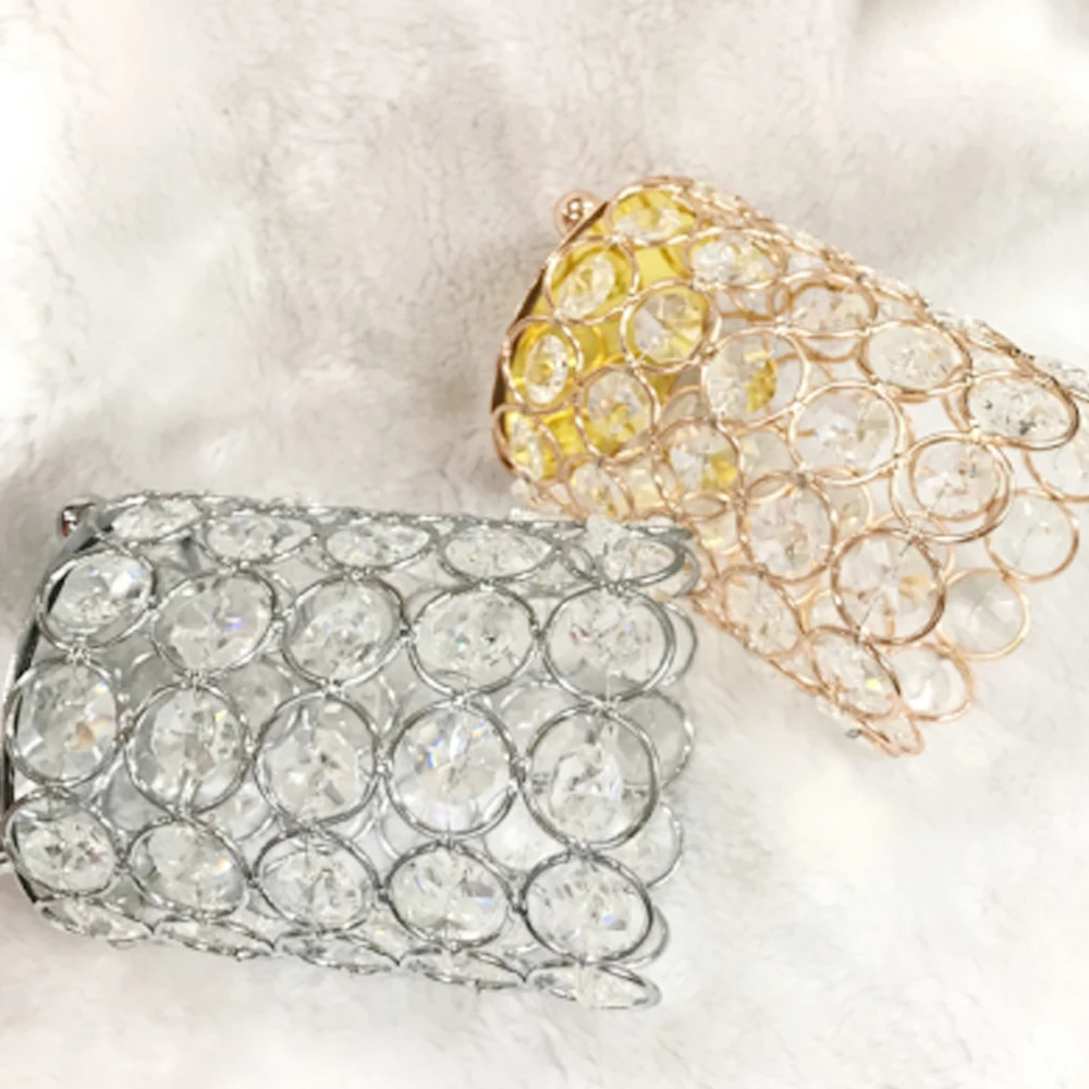 Органайзер для кистей макияжа ANGNYA держатель ручек золотистого/серебристого