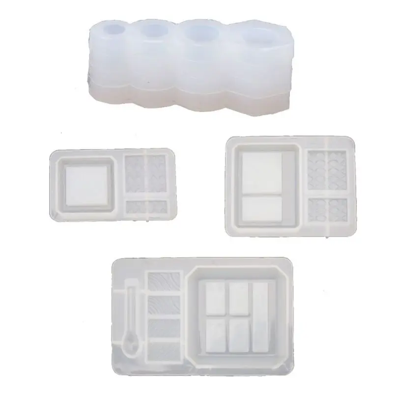 

Lipstick Eyeshadow Palette Epoxy Resin Mold Makeup Case Keychain Pendant Mold