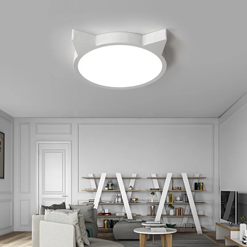 Nordic Oak Led Ceiling Lights Living Room Round Multicolor Alloy Lamp Bedroom Light Fixture 40cm | Лампы и освещение