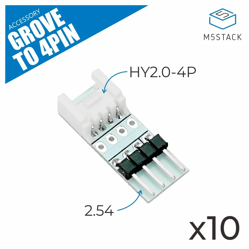 M5Stack официальный GROVE-TO-4P разъем роща чтобы 4-контактный расширения Pin Расширение