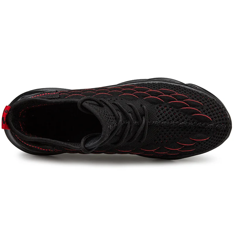 2020 Hot Sale Men Shoes Lightweight Casual Breathable Comfortable Mesh Fabric Lace-up Sneakers Non-slip Fashion | Обувь