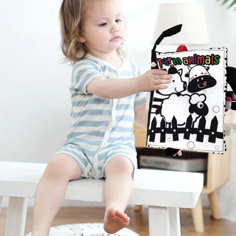 Cloth Book for Babies&ampInfant 1 Year Old Early Educational Supplies Cute Design | Игрушки и хобби
