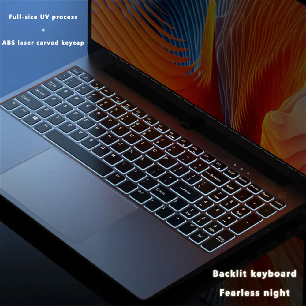 15,6 дюймовый ноутбук Intel i7 8 ГБ/16 ГБ ОЗУ 512 ГБ 1 ТБ HDD металлический корпус 1080P Windows 10 раскладная клавиатура Двухдиапазонная WiFi игровой ноутбук