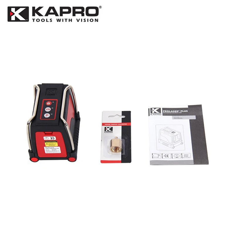 Лазерный уровень KAPRO 2 линии Красный/светильник свет точность 0 мм/м