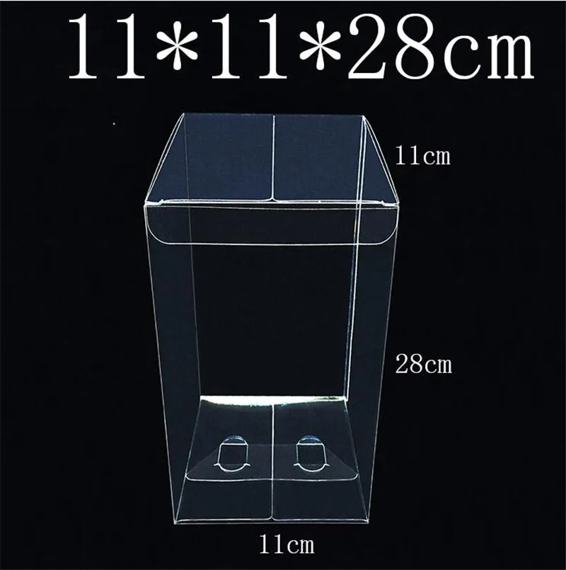 Большие прозрачные подарки из ПВХ коробка большая прозрачная подарочная