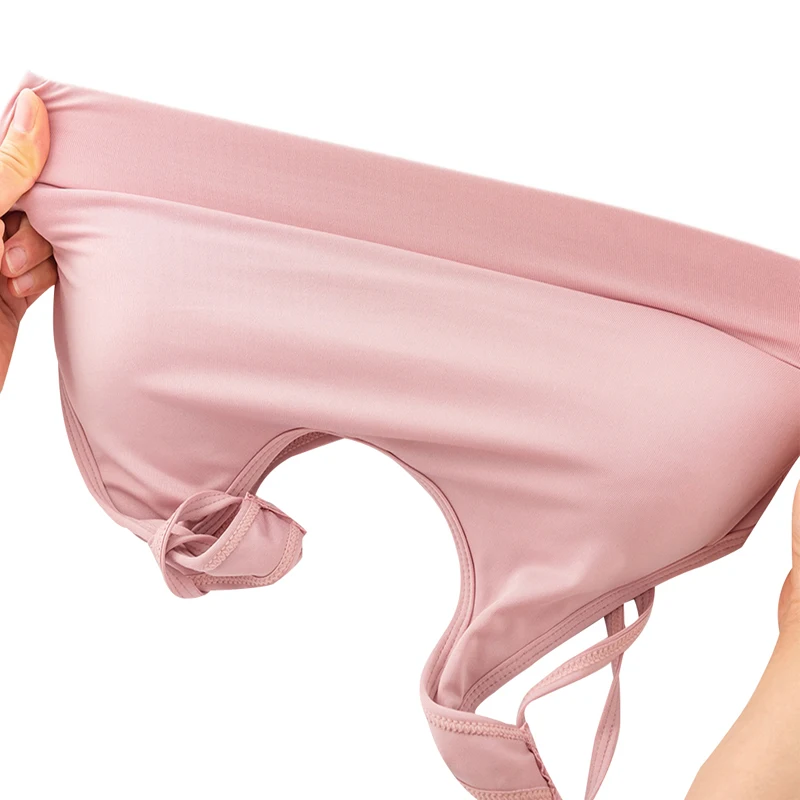 

Female Sports Underwear Women Solid Color Athletic Undergarment U-Neck Mesh Stitching Sports Bra Pink Tee