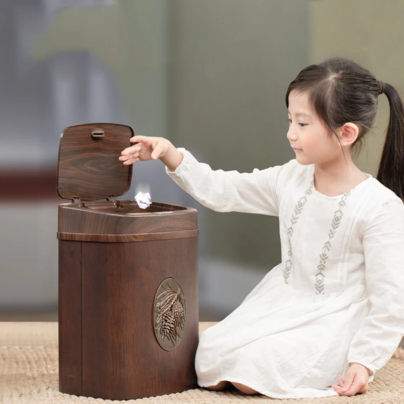 Автоматическая корзина для мусора 8 литровый большой мусорный контейнер умный