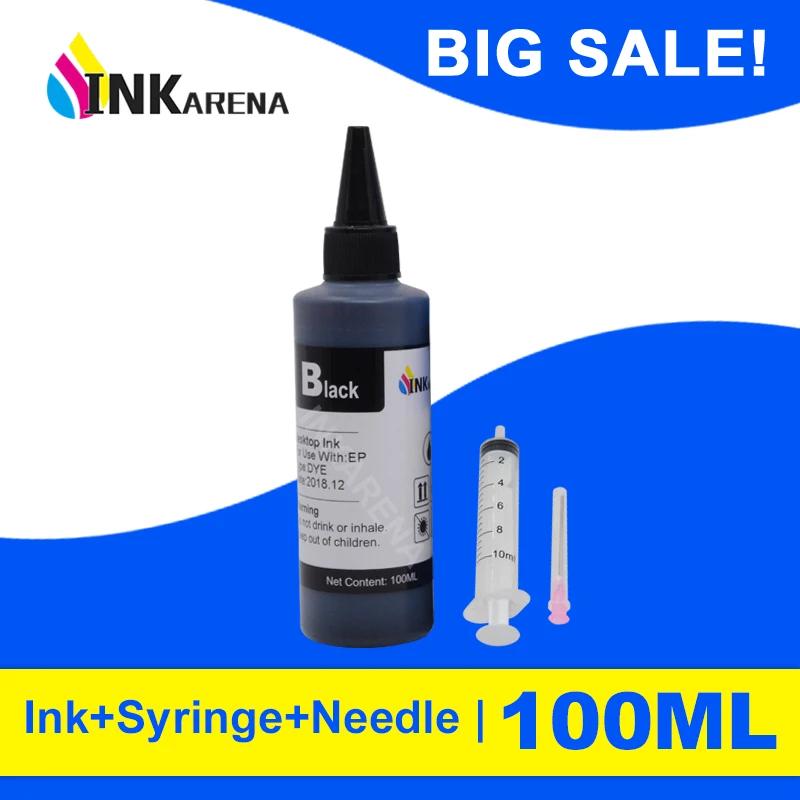 INKARENA Dye Ink Refill Kit Printer Ink For Canon Pixma PG445 CL446 PG 445 PG-445 PG 440 CL 441 PG510 XL Ink Cartridge Ciss Tank