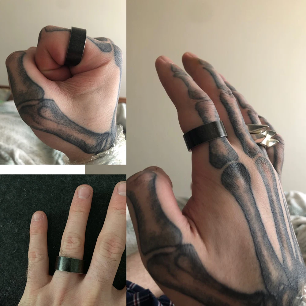 EVBEA 2019 титановая сталь Викинг панк готика античное простое мужское кольцо старый