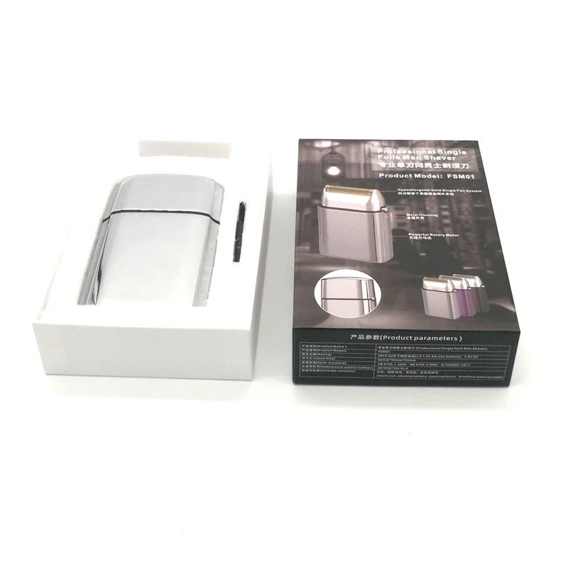 Для мужчин полностью металлический корпус уход за лицом электробритва для