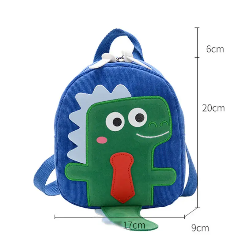6 цветов милый рюкзак с динозавром для маленьких мальчиков и девочек сумка через
