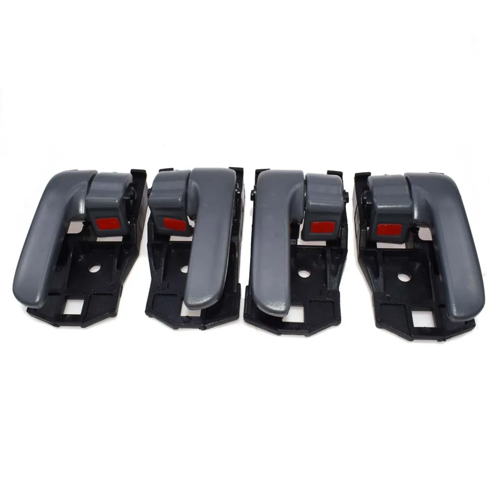 ISANCE 4 шт. серо серая внутренняя дверная ручка передняя задняя правая для Toyota Camry 1997