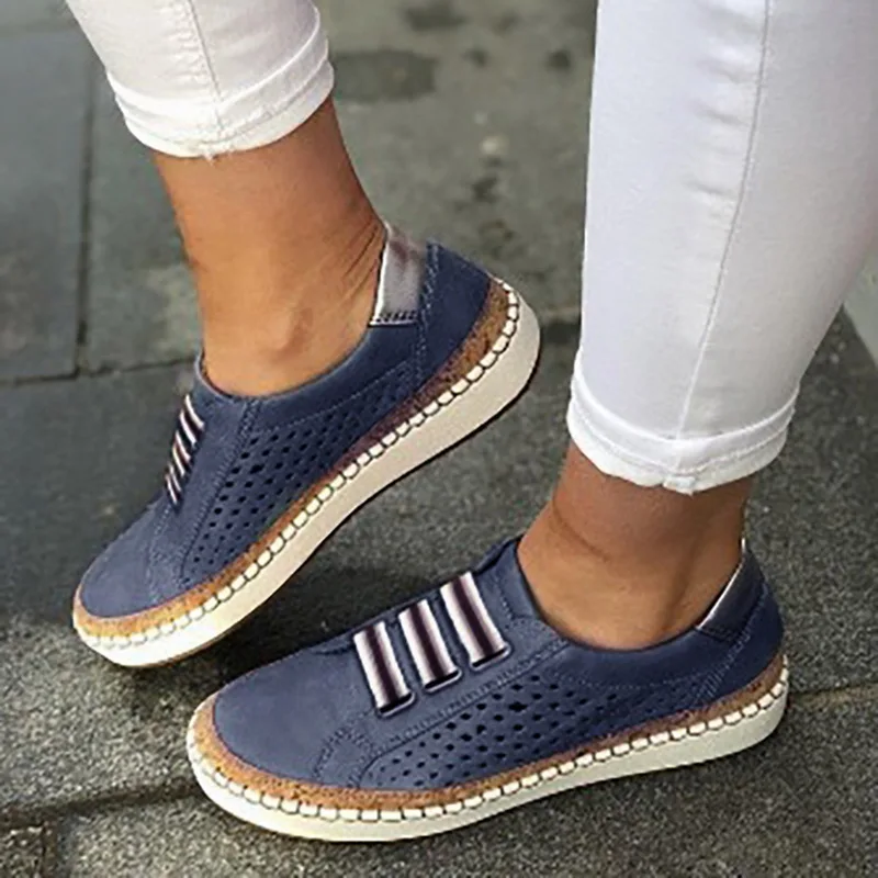 4 blue LOOZYKIT; коллекция года; модные сетчатые дышащие женские кроссовки на шнуровке; сезон весна-лето; женская обувь на плоской платформе; Цвет белый; повседневная обувь на плоской подошве - Цвет: 4 blue