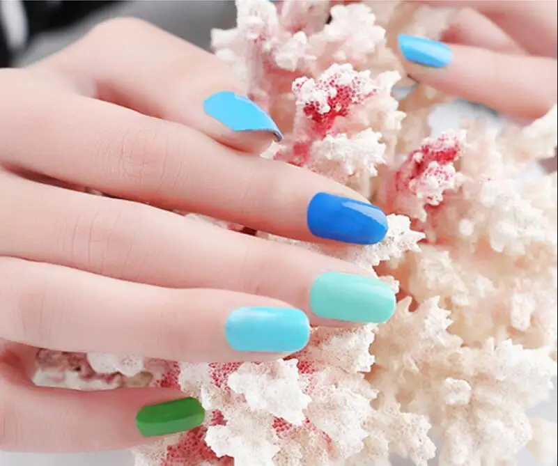 Гель-лаки Docaty для ногтей 7 мл чистый цветной УФ-гель дизайна светодиодная лампа