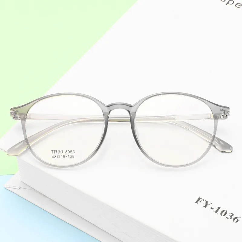 Ацетат унисекс твердые гибкие прозрачные линзы оправа женские очки по рецепту