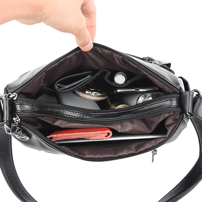 

Pure Color Textured Soft Leather Crossbody Bags for Women Rhombus Plaid Pattern Lady Luxury Elegant Trendy Shoulder Handbags Sac
