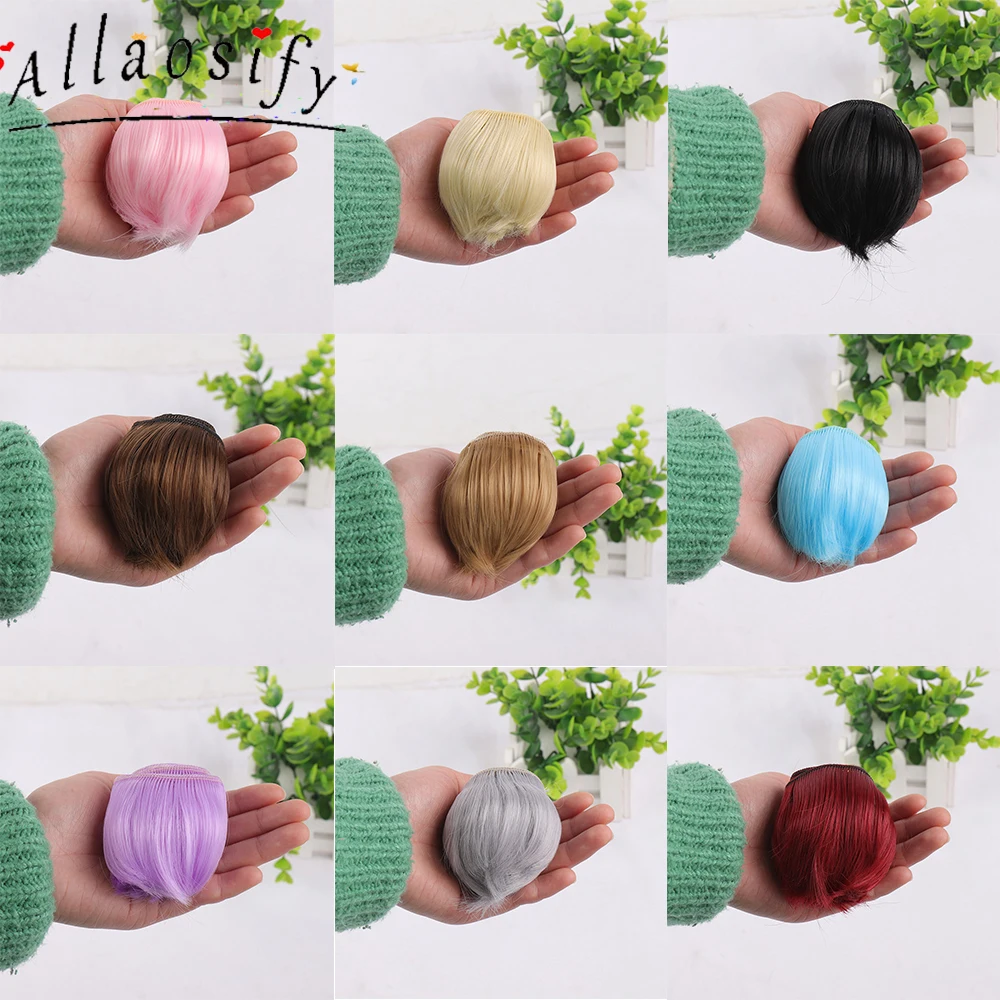 Волосы Allaosify термостойкие для кукол 100 1/3 1/4 Diy 5 см х 1/6 парики с волнистыми волосами
