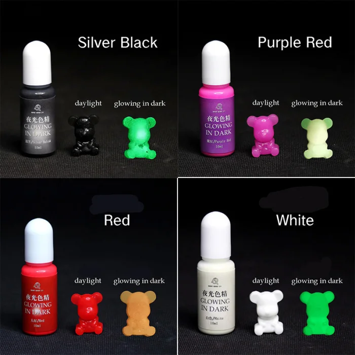 10-color Luminous Color Set DIY Silicone Mold Coloring Pigment Tool CX17